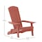 Flash Furniture Red All-Weather Folding Adirondack Chairs, 4PK 4-JJ-C14505-RED-GG - alternate 6